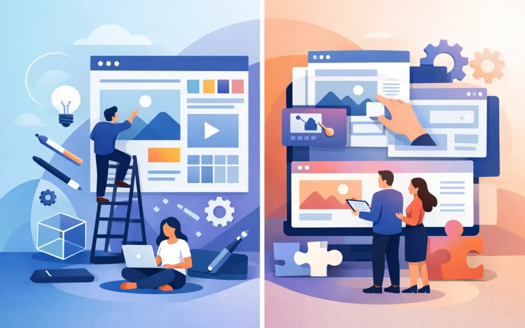 Custom Website Versus Templates for Growing Brands